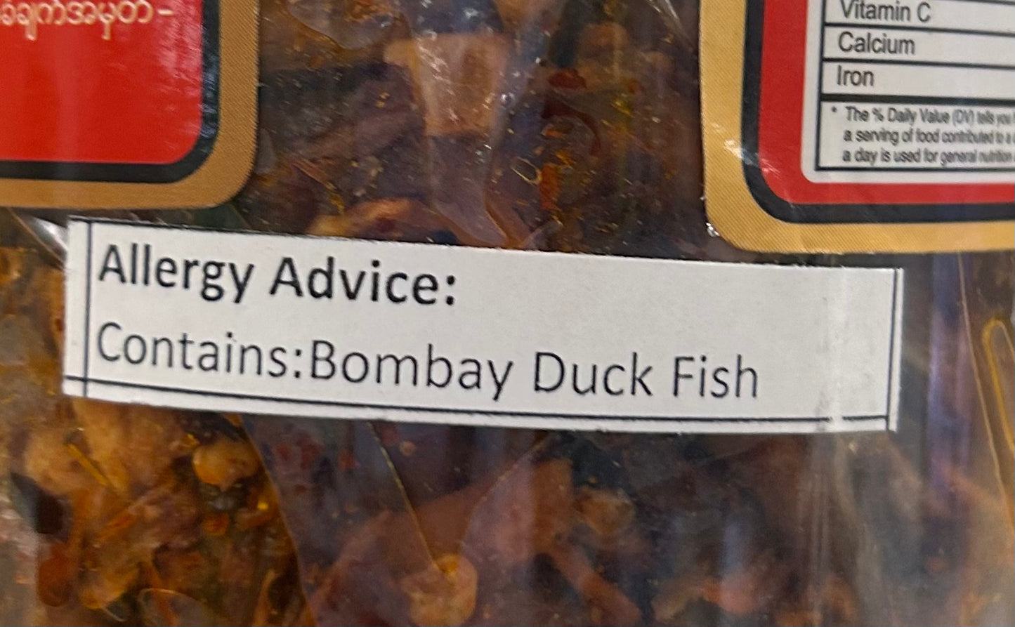 အာဗြဲခြောက်ဘလချောင်ကြော်/Fried bombay duck fish