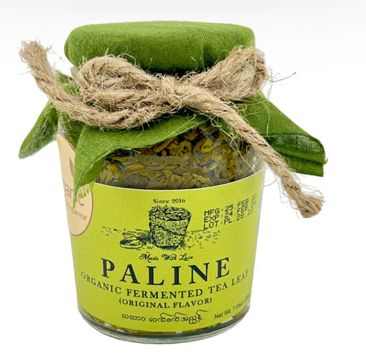 Organic Fermented Tea Leaf (Original Flavor)(Non Spicy) (200g) ပလိုင်း အော်ဂဲနစ် လက်ဖက်အညွှန့်